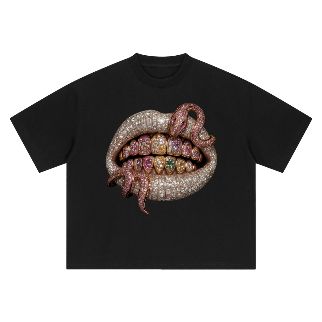 Snake Bite Oversized Boxy Tee